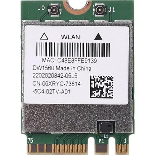6XRYC DW1560 BCM94352Z M.2 WiFi WLAN Bluetooth 4.0 802.11ac 867Mbps BCM94352 Wireless Card for DELL