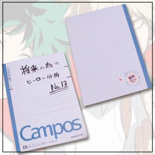 30Page Anime My Hero Academia Note Book Hand Book PU Cover School Supplies Office Supplies Deku Midoriya Izu NoteBooks