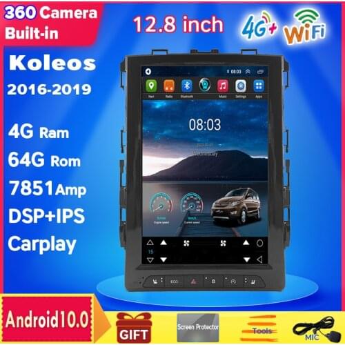 Android 10 12.8 inch Tesla style CAR GPS Carplay navigation player for Renault Megane 4 Samsung Koleos "SM6" Talisman 2016-2019