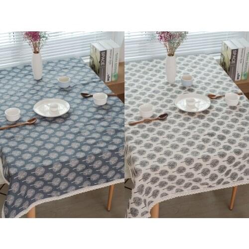 Tree Decorative Table Cloth Linen Lace Tablecloth Rectangular Dining Table Cover Table Cloths Obrus Tafelkleed mantel mesa nappe