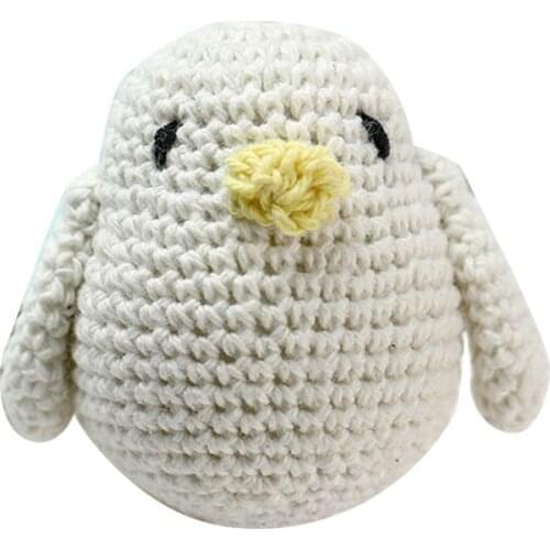 Handmade Crochet Cotton Bird DIY Baby Pacifier Chain Accessories Infant Teether