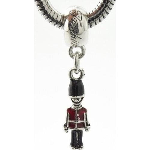 DIY Jewelry Oil Soldiers Dangle Pendent European Bead Fit Charms Bracelets & Necklaces