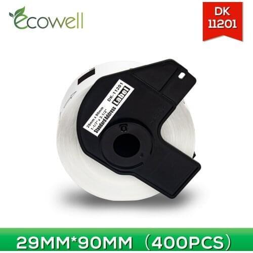 Ecowell Compatible Labels barcode sticker dk11201 dk-11201 dk 11201 white label compatible for Brother Label Printer QL-550