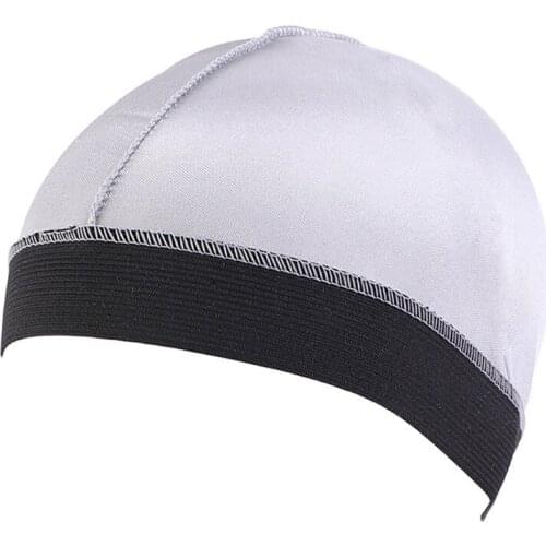 Elastic Silky Satin Bonnet Kids Dome Wave Stretch Hair Cover Hat Sleep Cap Q1FE