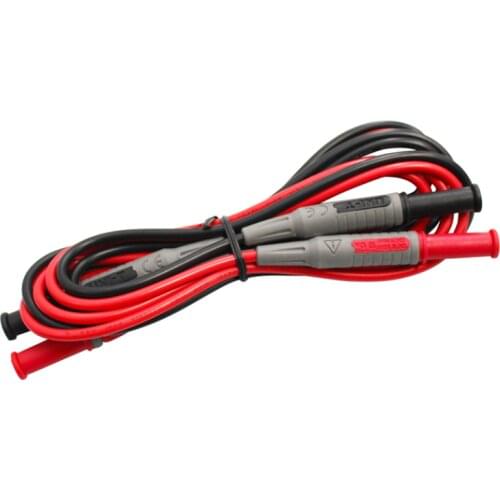 UNI-T UT-L06 Dual Head Connectors Connecting wire Double Insulated Banana Plug For Multimeter Clamps 1000V 20A