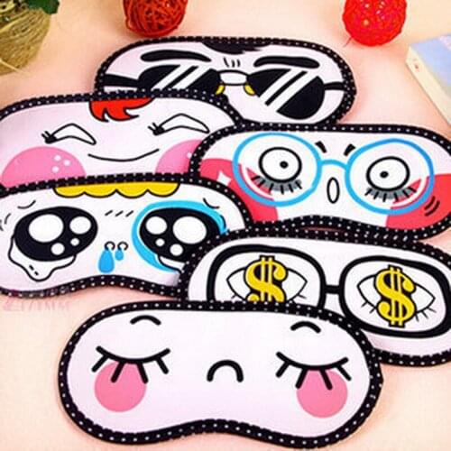 By ems or dhl 500pcs Cartoon Sleeping Eye Mask