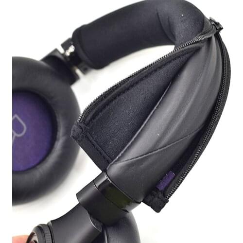 Headphone Headband Cover Head Band Flexible Cloth Zipper Cushion Top Pad Protector Replacement for Plantronics BackBeat Pro 1 2
