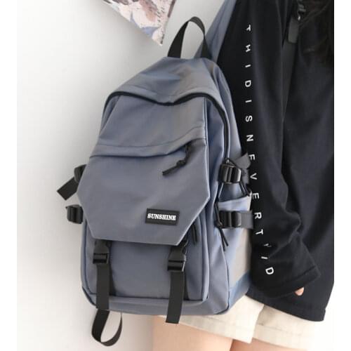 Cool Tooling Backpack Women Men Solid Color Waterproof Shoulder School Bags for Teenagers Large Capacity Travel Backpacks Ladies