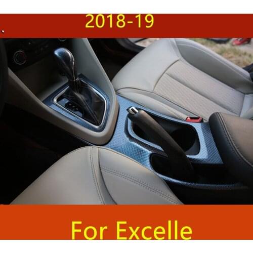 Carbon Fibre Cup Gear Steering Wheel Window Switch Door Moulding Sill Decorated Frame For Buick Excelle GT XT 2018 19 CAA166