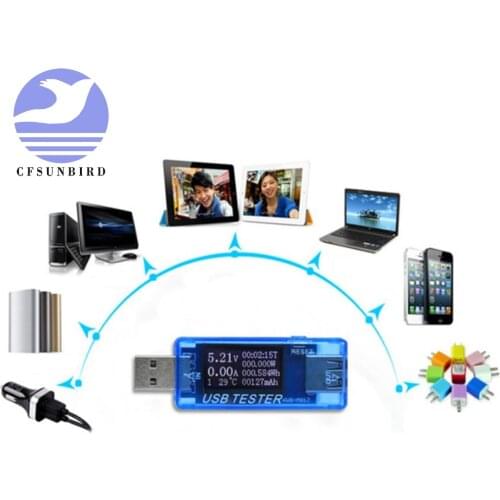 4V-30V 0-5A USB Tester Current Voltage Digital Dispay Charger Capacity Doctor Quick Charge Power Bank Meter Voltmeter KWS-MX17