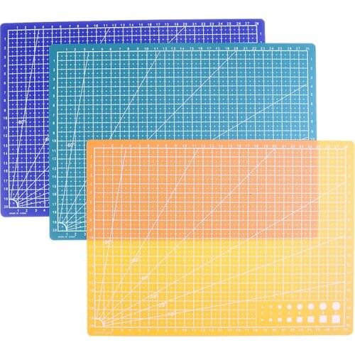 A4 Sewing Cutting Mats Double-sided Plate Design Engraving Cutting Board Mat Handmade Hand Tools 30*22cm