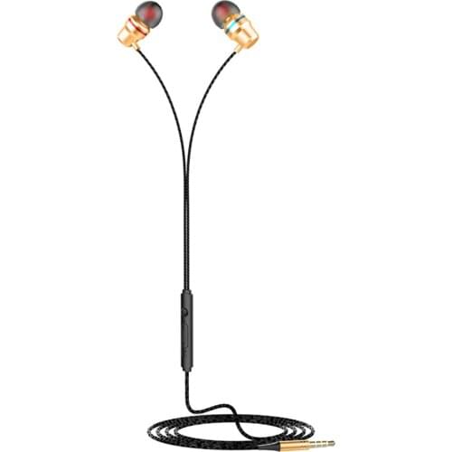 Bass Earbuds with Mic Wired Earbud with Microphone Noise Cancelling Earphone with 3.5mm Plug and Volume Control Gaming Headset