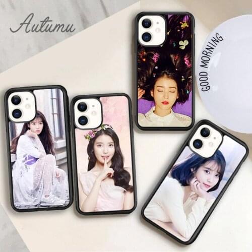 IU Palette Lee Ji Eun Phone Case for iPhone 11 12 Pro Max mini X XR XS SE 2020 5 6S 7 8 Plus Samsung Galaxy S8 S9 S10 Cover