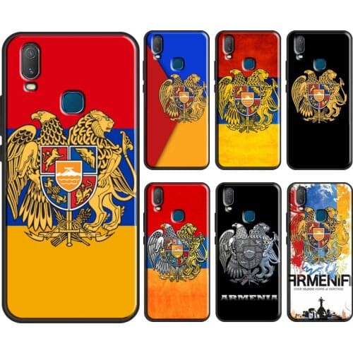 Armenia Russia Flag coat of arms Case For Vivo Y11 2019 V17 Neo V20 SE Y1S Y12 Y17 Y19 Y20 V11 i Y30 Y50 Y70 Y91C Coque