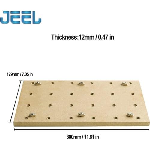 MDF Spoilboard CNC 3018 Engraver machine Workbench protection board with Pre-installed M6 Holes (6mm) CNC Accessories