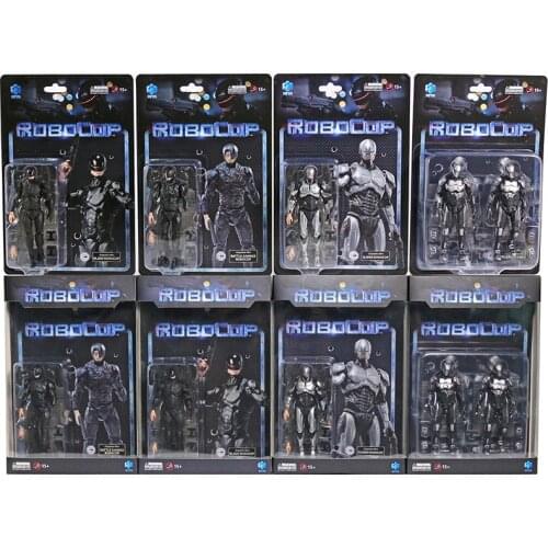 Hiya Toys ROBOCOP 2014 Black Robocop EM208 1/18 Scale Action Figure Collectible Model Toy
