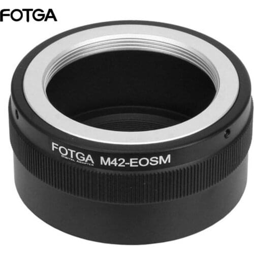 FOTGA M42 Lens Adapter Ring for Canon EOSM M2 M3 EF-M Mirrorless Camera