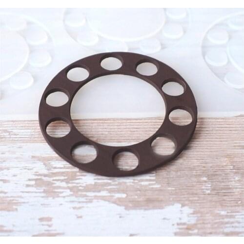 Circular Non-stick Silicone Chocolate Mold Ice Molds Cake Mould Bakeware Baking Tools