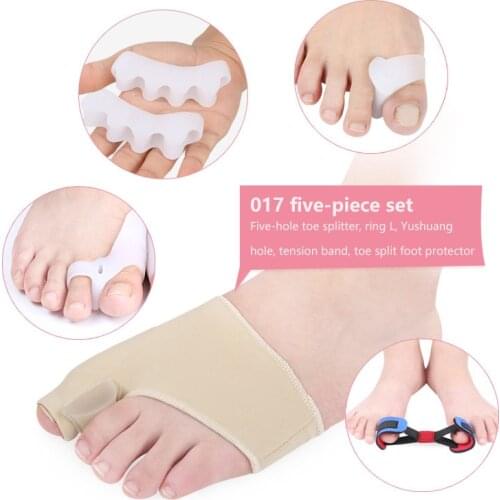 9 PCS thumb orthosis set toe toe separator orthopedic pad toe separator group thumb toe correction pad set