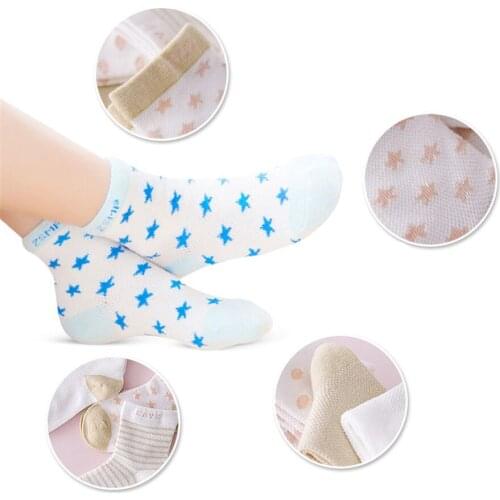 10 pieces/lot Star Lovely Cartoon Kids Boy Skarpetki Newborn Socks New Knit Breathable Cotton Soft Baby Sock Girl Miaoyoutong