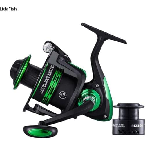 New Double Spool Fishing Reel Outdoor Saltwater Spinning Reel Carp Fishing Reels Carretilha