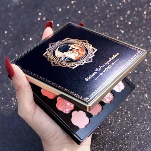 Colorful Display Eyeshadow Palette Matte Shinning Glitter Waterproof Pigment Shimmer Eyesgadow Powder Makeup Glazed Cosmetics