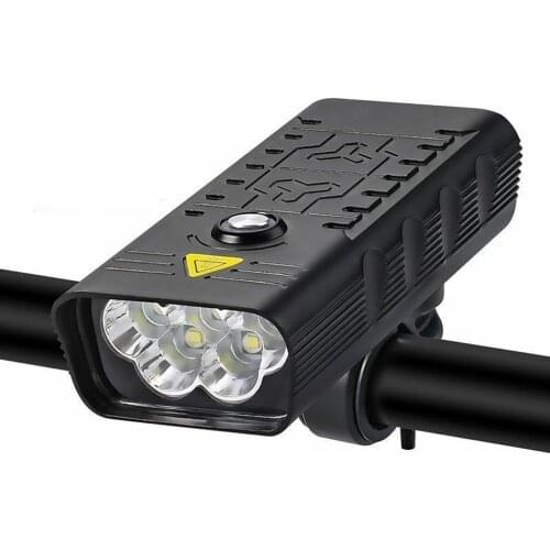 Ractmerk IPX5 Waterproof Bicycle Lamp Mountain Bike Headlight LED Flashlight With T6 Strong Light Lamp Bead Four Lighting Modes