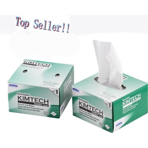 Fiber connector cleaning wipes Kimtech kim wipes for fiber optic equipment 60box 16800pcs