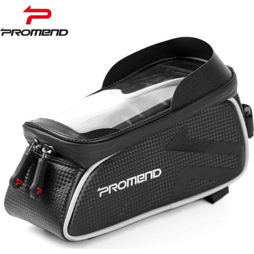 Promend Touch Screen Bicycle Bag Waterproof Saddle Bag For 4" 4.7" 5.5" 6.2" Inch Mobile Phone Cycling Bag