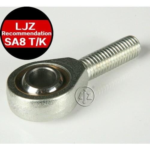 Mantenance free rod ends Bearings M8*1.25 Right and Left hand thread 8mm bore 1 Pieces/lot