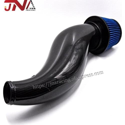 JNA Real Carbon Fiber with Air Filter Intake Pipes Air Intake Pipe JDM Intake Hose