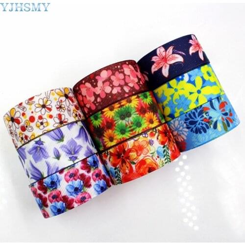YJHSMY H-17516-544 25mm 10 yards Pose Geometric Pattern Ribbon Thermal Transfer DIY Manual Material