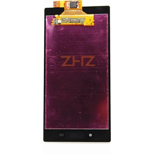 For Sony Xperia Z1 L39H LCD Display Touch Screen with frame Digitizer Assembly C6902 C6906 C6903 Display Replacement For SONY Z1