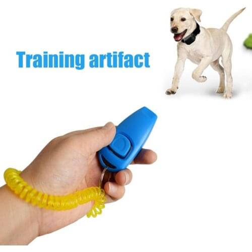 10Colors Dog Whistles Toys Pet Tranining Clicker Puppy Aid Guide Obedience Pet Equipment with Wrist Strap Puppy Training Product