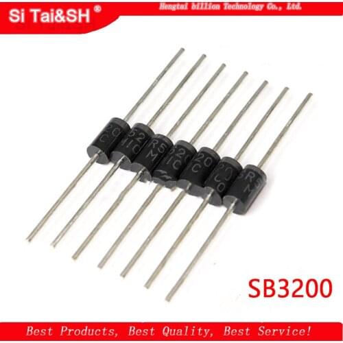 10PCS SR3200 SB3200 3A 200V Schottky Diode