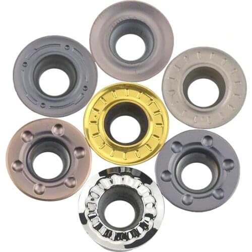 10PCS Carbide insert RPMT08T2/10T3/1204 internal milling turning lathe tool milling cutter CNC tools RPMT1003/1605 lathe tool