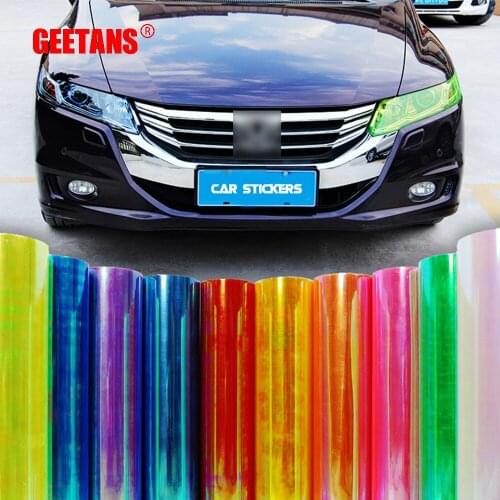 13 Colors Car styling 30x100cm Car Light Headlight Taillight Protect Film Sticker on Lamp Stickers Brake Light Accessories CF