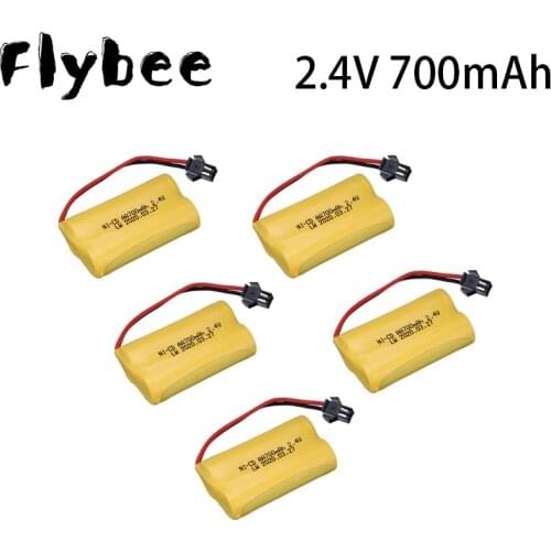 2.4V 700mAh NI-CD rechargeable battery pack AA 2.4 v rechargeable battery 700 mah for Remote Control toys Electric Toys 1-10 Pcs