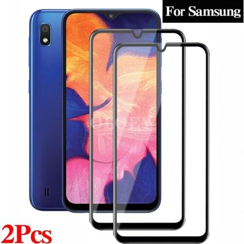 2Pcs Samsunga20S Full Screen Protector Protective Glass for Samsung Galaxy A02s A12 A10 A10s A10e M10 Tempered Film on A 02s 12