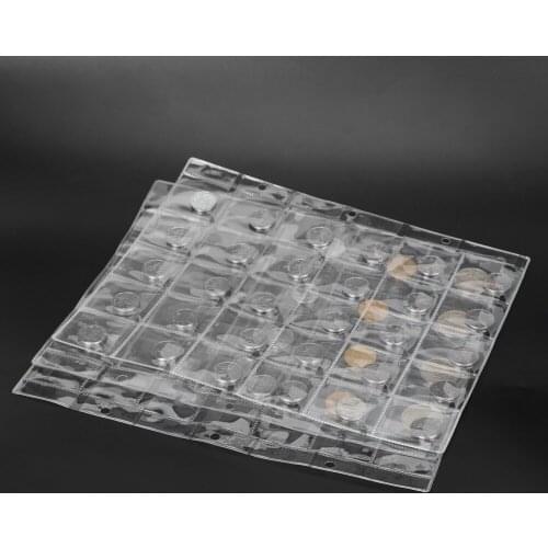 20/30/42 Pockets Coins Collection Album Collection Money Album Case Mini Penny Coin Storage Albums Classic Coin Holder Sheet