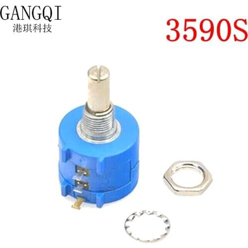 3590S 1K 2K 5K 10K 20K 50K 100K 500R 100R 200R ohm Precision Potentiometer Adjustable Resistor 3590 102 103 502 103 203 503 104