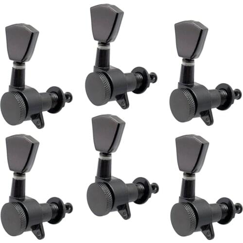 6Pcs Right Guitar Machine Heads Knobs Electric Guitar String Tuning Pegs