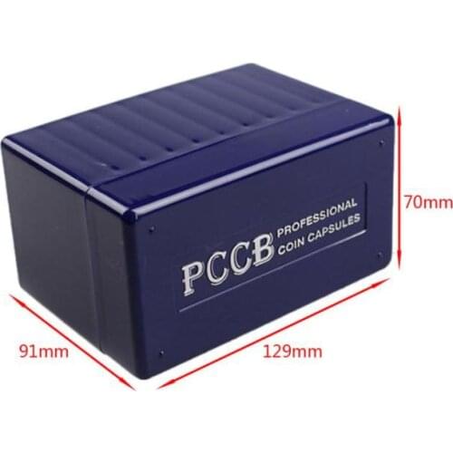 804216 large one PCCB Certified Coin Slab Storage box For 10coins slab White color