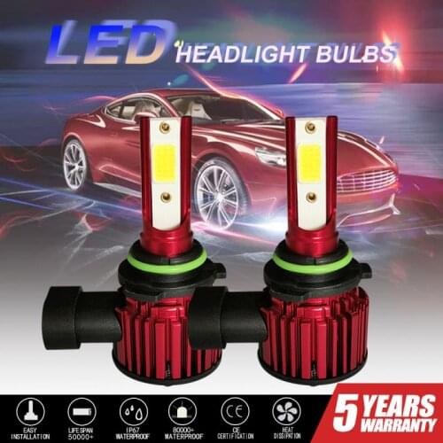LED H7 Car Led Headlight Lighting Headlamp Conversion Kit COB Bulb 90W 12000LM Car Accessories Blue High Power 8000K 12000lm