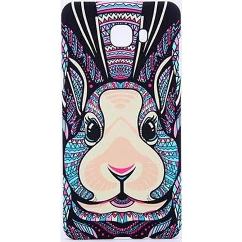 Case For Samsung Galaxy C5 C7 C9 Pro Cover Ultra thin Plastic Animal frosted relief night glow Hard phone case funda coque capa
