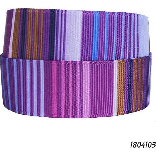 FLRA Ribbon (50 yards/lot) Flora Ribbons heat transfer printed rainbow gradient ombre ribbon for gift packing
