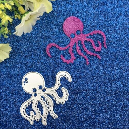 Metal Cutting Dies Sea animal octopus Stencil Scrapbooking Photo Album Card Paper Embossing Craft DIY