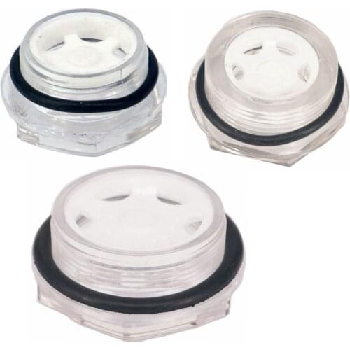 10pcs M16 -M60 Male Plastic Oil Level Sight Glass Window Hex Head For Air Compressor Gearbox