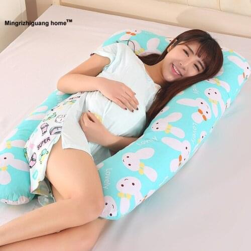 1PC 130x70cm pregnancy Comfortable U type pillows Body pillow For Pregnant Women Best For Side Sleepers Removable OU 025