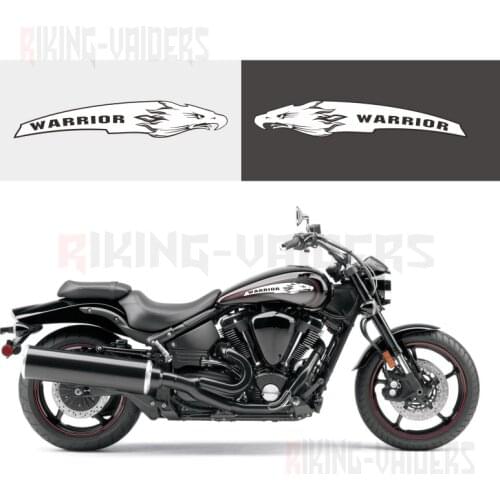 Custom Eagle Head Decal Fairing Stickers Saddlebag Vinyl Decals For Yamaha XV1700 Warrior